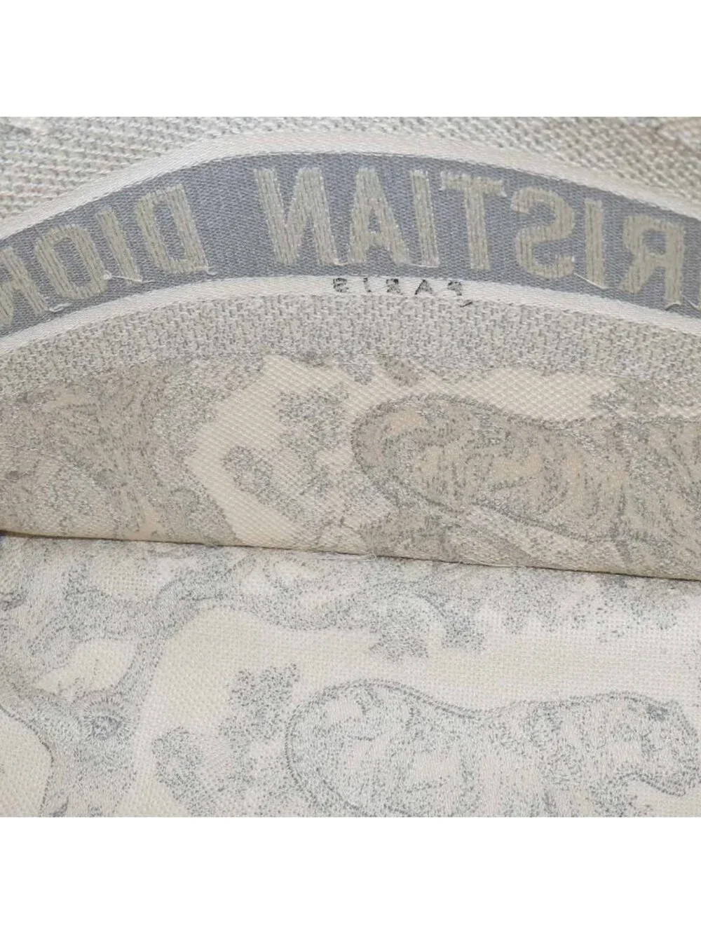Dior Toile de Jouy Book Tote Canvas Gray